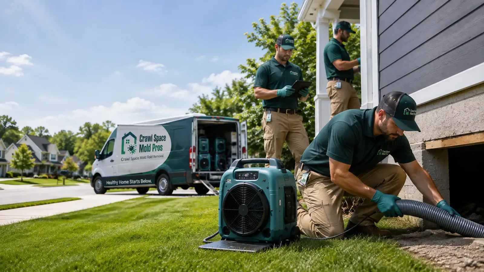 Crawl Space Mold Removal in Folsom, CA
